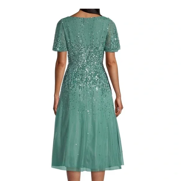 Aidan Mattox Sequin Midi Dress - Picture 4 of 8